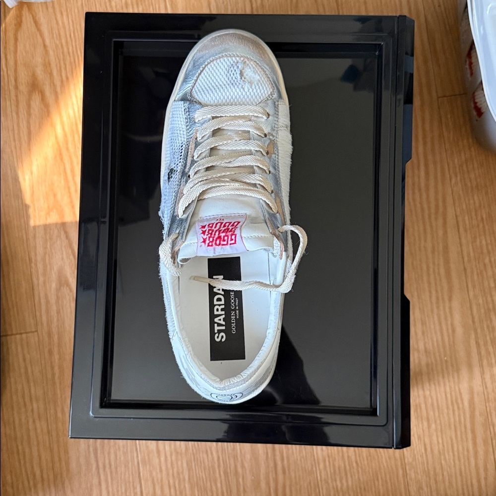 Golden Goose White/ silver super star classic